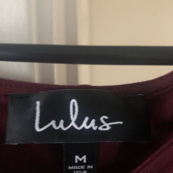 Swept Away Burgundy Long Dress! - Picture 4 of 4